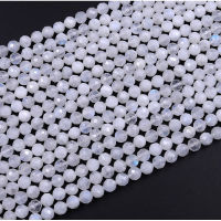 1 ST 15.5cm Long Natural Rainbow Moonstone Faceted Polished Beads 2mm-3mm/ Top High Quality Stone / Stone for Jewelry