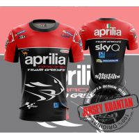 Baju APRILLIA Sky Q Motogp V1 (Short/LongSleeve)