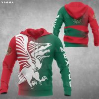 Xzx180305 Mexico Eagle exclusive design 3D print zipper Hoodie