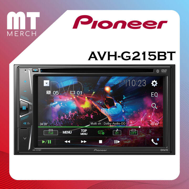 Pioneer (AVHG215BT) 6.2 InDash 2 Din Media Car Stereo Receiver WVGA