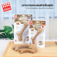 GiGwi Wooden Antler เขากวางแทะเล่นสำหรับสุนัข ทำจากไม้จริง ช่วยขัดฟัน สำหรับสุนัขพันธุ์เล็ก-ใหญ่ (Size: S/M, M/L)