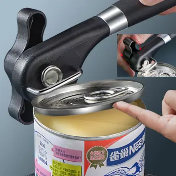 2023 Best Can Opener Kitchen Tools Professional Handheld Manual Stainless  Steel Side Cut Manual Utility Various Canned Goods