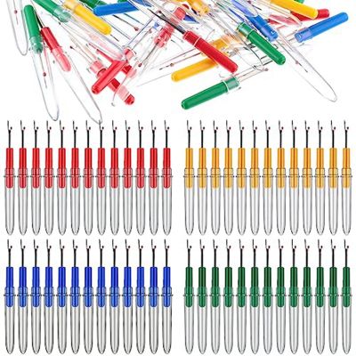 120 Pcs Colorful Seam Ripper for Sewing Tool Embroidery Remover Handy Stitch Ripper, 4 Colors