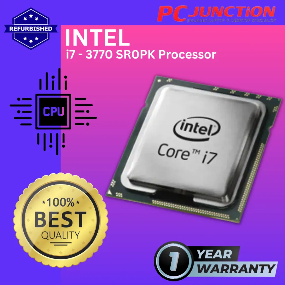 i7 - 3770 3.40GHz SR0PK Processor | Lazada