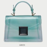 Women Shoulder Handbag Jelly Melissa Bag Club Oblique Cross Small Square Camera Designer Bags Clear Acrylic Box Clutch Purse