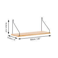 50เซนติเมตรขนาดใหญ่ติดผนังชั้นลอยชั้นเก็บไม้ห้องนั่งเล่นห้องนอนห้องครัวตกแต่งห้องน้ำตกแต่งบ้านออแกไนเซอร์