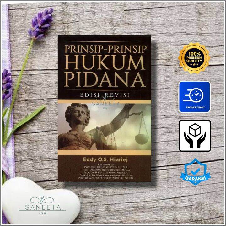 Buku Prinsip-Prinsip Hukum Pidana Edisi Revisi Oleh Eddy O.S. Hiariej ...