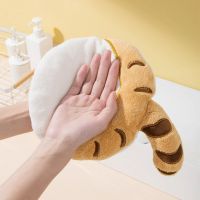 การ์ตูนผ้าเช็ดมือแขวนดูดซับครัวเช็ดมือผ้าน่ารักเด็กผ้าเช็ดหน้าห้องน้ำเช็ดเช็ดมือบอลผ้าขนหนู