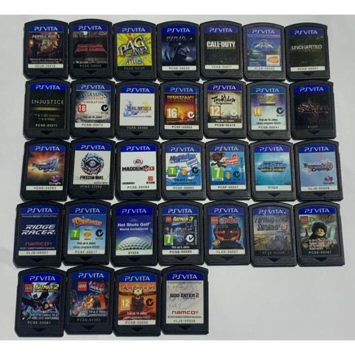 Spot goods PS Vita Games Carts Lazada PH