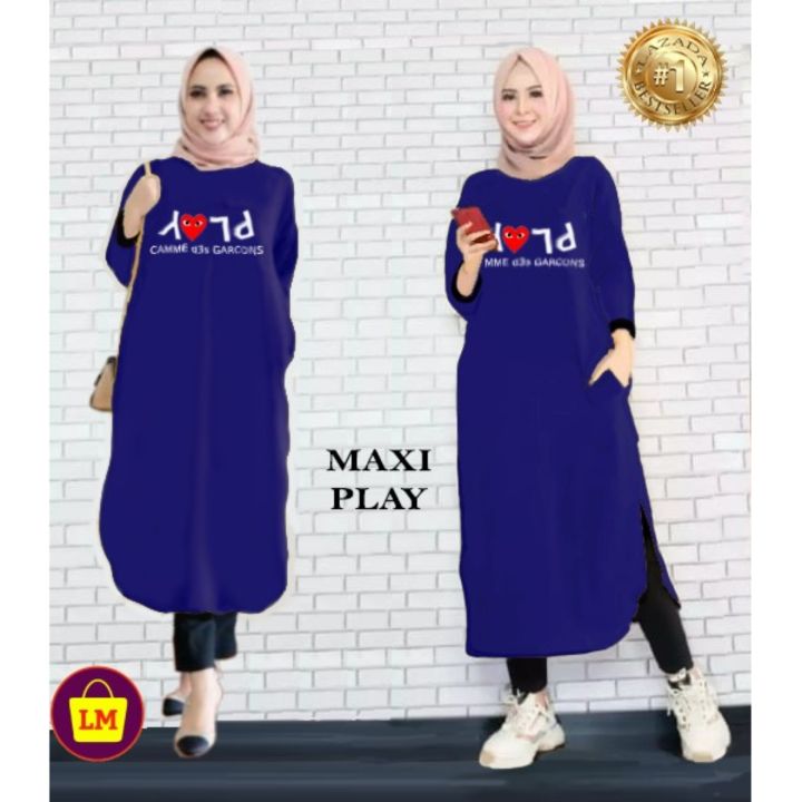 lms-07148-07252ขายดีที่สุดที่ถูกที่สุดและมุสลิมใหม่ผู้หญิงเสื้อชุดเดรสแม็กซี่-play-l-xl-xxl