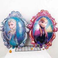 【DT】hot！ Frozen Olaf and Huge Figure Round Foil Globos Birthday Baby Shower Supplies