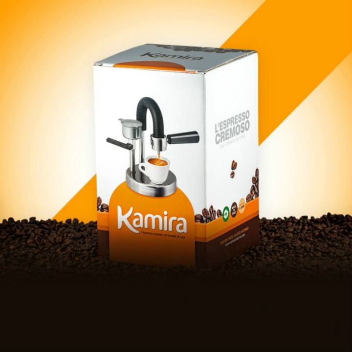 kamela-kamira-เครื่องชงกาแฟของแท้จากอิตาลี100-เครื่องชงกาแฟด้วยตัวเองสแตนเลสสำหรับบ้านแบบเปิดโล่งสำนักงานหม้อกาแฟเอสเปรสโซ
