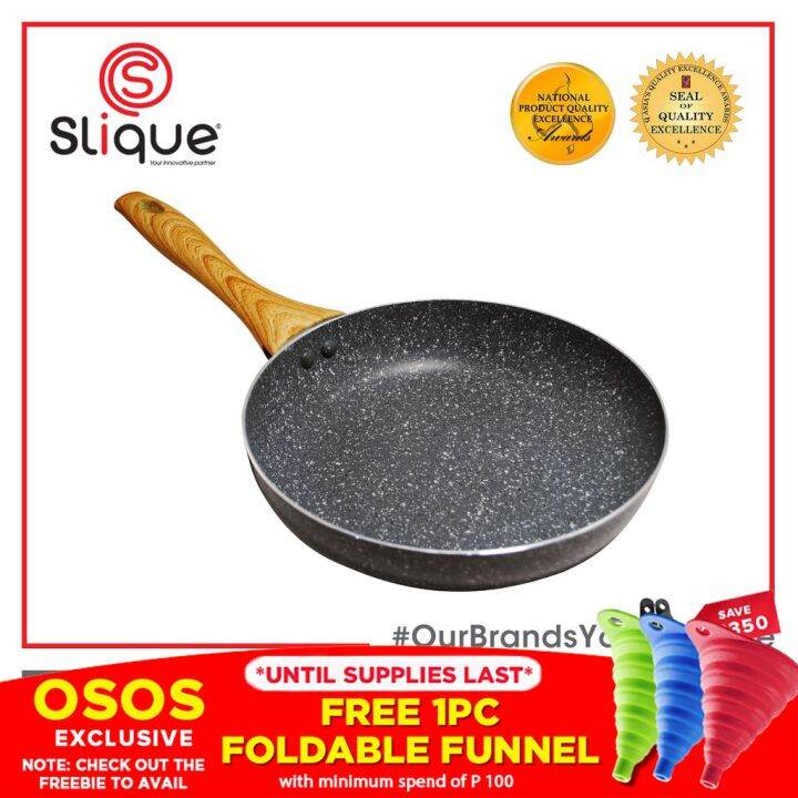 SLIQUE Original Marble Fry Pan Premium Multi Layer NonStick Marble