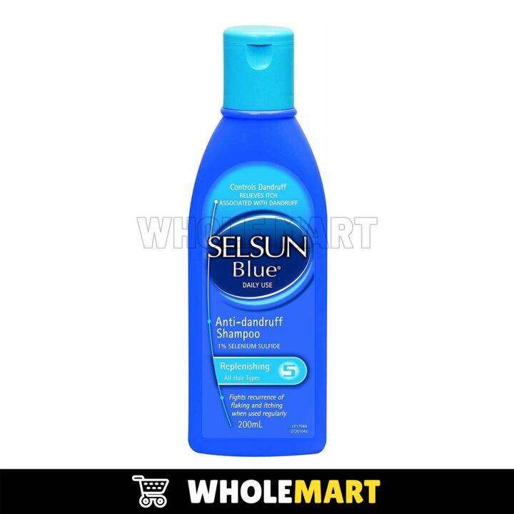 Selsun Blue Anti Dandruff Replenishing Shampoo (200ml) Itchy Scalp ...