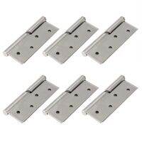 6 Set Flag Hinge Door Furnitures Silent Bearing Butt Hinge Household Hardware Accessories