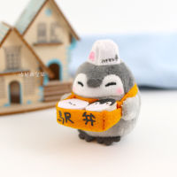 Japanese Cute Penguin Schoolbag Pendant Chain Net RedinsPositive Energy Doll Plush Key Chain Zhai Xiaowen Tong