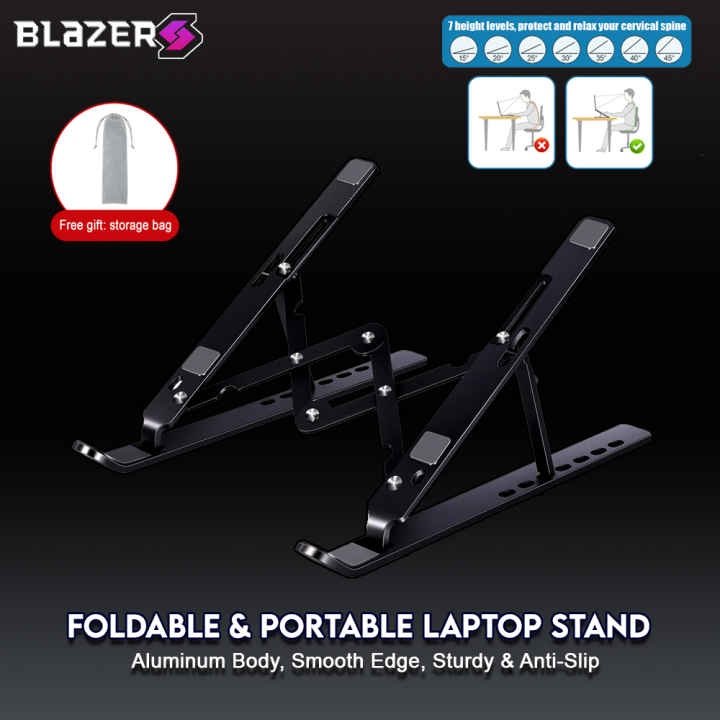 Gaming Blazers Stable Portable Laptop Stand with Silicone NonSlip