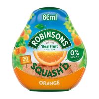 (x1)  Robinsons Real Fruit Squash’d Orange 66ml โรบินสันส์ เรียลฟรุต สควอช รสส้ม 66มิลลิลิตร (Rebranded to mini)