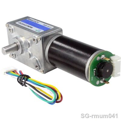 【YF】▬♧  Torque 12v Motor 24V Electric Worm gear motor With Encoder