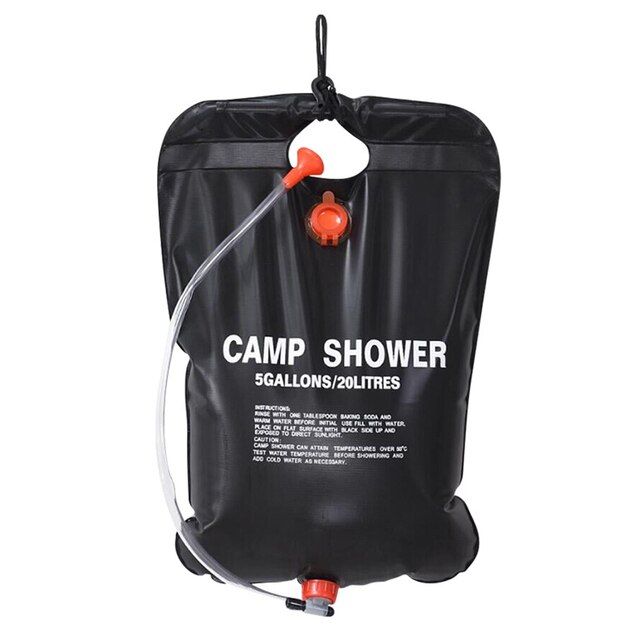 กระเป๋าอาบน้ำอาบน้ำอุ่นพลังงานแสงอาทิตย์กระเป๋าที่เก็บน้ำพีวีซี20l-เดินป่าตั้งแคมป์ตั้งแคมป์อุปกรณ์กลางแจ้งแบบพกพา