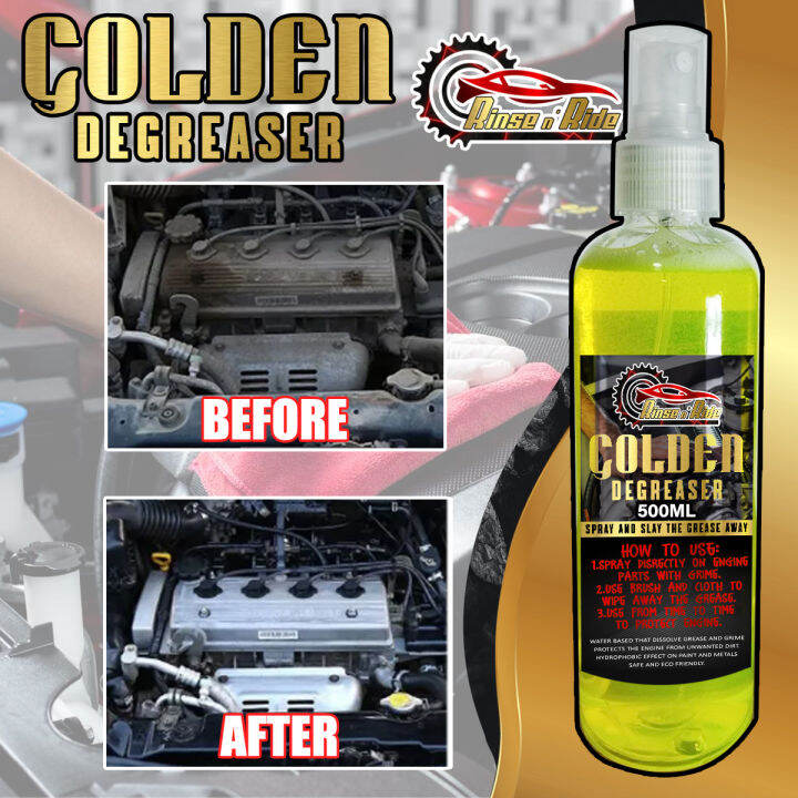 RIDE AND SHINEPremium Engine wash GOLDEN Degreaser Prime Engine Wash