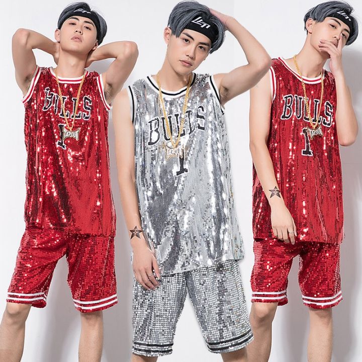 ready-stock-jazz-hip-hop-costume-men-sequined-vest-top-shorts-nightclub