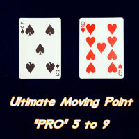 Ultimate Moving Point "PRO" 5ถึง9 Magic Tricks Stage Close Up Magia การ์ดทำนาย Magie Mentalism Illusion Gimmick Props