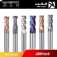 ☈✷▽ KaKarot CNC Carbide End Mills 2 3 4 Flute Tungsten Machine Milling Cutter Tools Metal Key Seat Face Router Bit HRC50 55 65 mill