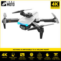 เครื่องบินกล้องคู่พับได้ HD 4K พร้อมการถ่ายภาพทางอากาศ WIFI FPV 360 ° เซ็นเซอร์หลีกเลี่ยงอุปสรรคโหมด Headless 15นาทีแบตเตอรี่ชีวิตควบคุมระยะไกลเฮลิคอปเตอร์เครื่องบินของขวัญสำหรับเด็กผู้เริ่มต้น