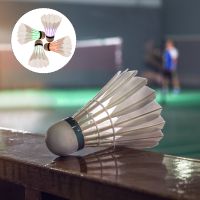 Badminton Shuttlecock Light Shuttlecocks Kidplastickids Weightbirdies Colorful Nylon Shuttle Children Indoor Luminous Exercise