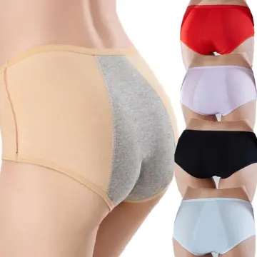 Women's Super Soft Underwear With Hidden Front Pocket Leak Proof Menstrual  Panties Postpartum Protective Briefs