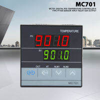 MC701 Digital PID Temperature Controller K Type PT100 เซ็นเซอร์อินพุตรีเลย์ SSR Output