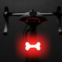 RMH5Y Rear Lamp 100usb Rechargeable Mountain Bike Tail Rear Lamp Night Riding Bicycle Accessories Creative Multi Lighting Modl