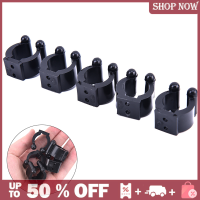 ⚽ FAR 5pcs พลาสติกคลับคลิปตกปลา Rod POLE Storage Rack TIP Clamps Holder