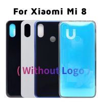 6.21 "สำหรับ Xiaomi Mi 8เคสด้านหลังฝาหลังปิดโทรศัพท์แผงกระจกหลังพร้อมฝาครอบเลนส์กล้อง + M1803E1A สติกเกอร์กาว