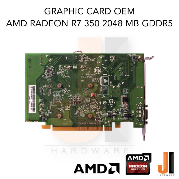 graphic-card-amd-radeon-r7-350-2048mb-128-bit-gddr5-oem-vgd-hdmi-สินค้ามือสองสภาพดีมีการรับประกัน