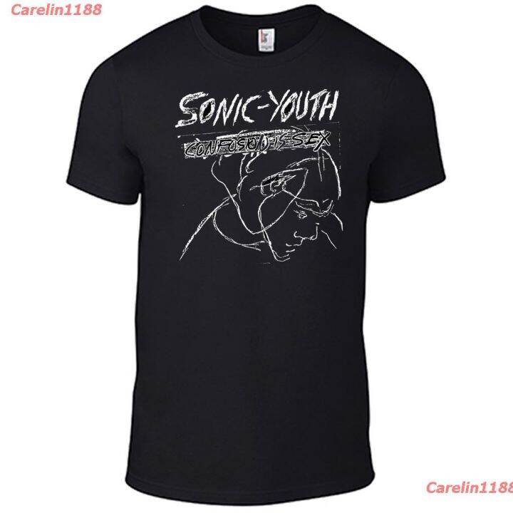 carelin1188-new-ใหม่เสื้อยืดลําลองสําหรับผู้ชายแขนสั้นพิมพ์ลาย-sonic-youth-confusion-is-sex-goo-nirvana-dirty-g-discount-cv93