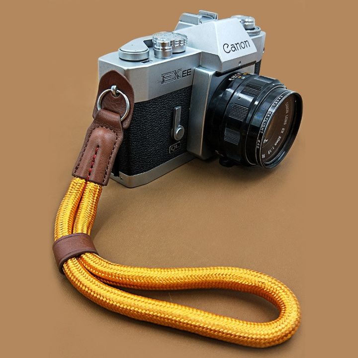 ขาย-แฮนด์เมดไนล่อนกล้องดิจิตอลข้อมือสายคล้องมือจับถักสายรัดข้อมือสำหรับ-canon-sony-leica-เข็มขัดกล้องดิจิตอล-slr