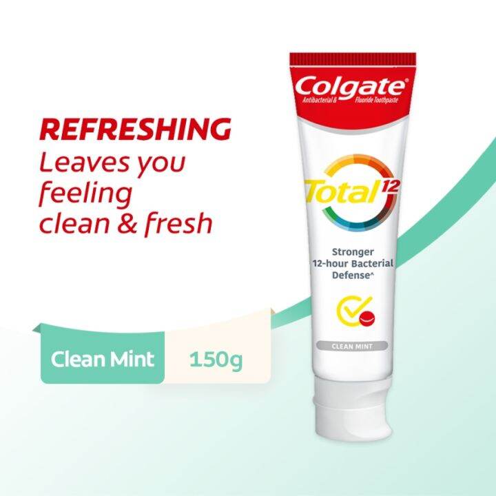 COLGATE Total Clean Mint Toothpaste 150g | Lazada