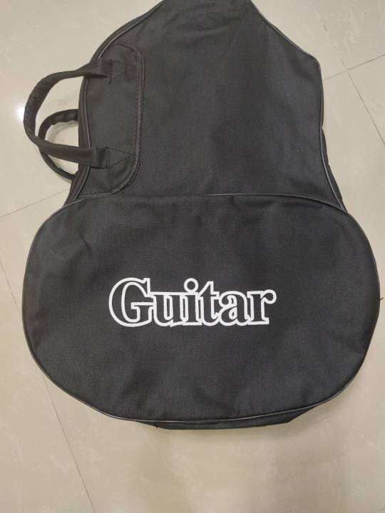 กระเป๋ากีตาร์โปร่ง-ขนาด-39-เนื้อผ้า-สกรีน-guitar-คุณภาพดีมากๆ