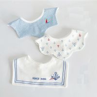 【DT】hot！ 3Pcs Set Infant Toddlers Baby Bibs Cotton Cartoon Embroidery Newborn Burp Cloths Boys Saliva