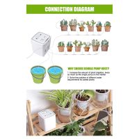 WIFI Smart Watering Device Double Pump Timed Automatic Drip Irrigation System APP Control for Garden Plant Flower