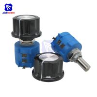 diymore Wirewound Potentiometer 3590S 500R/1K/2K/5K/10K/20K/50K/100KΩ Linear Rotary Wire Wound Potentiometer with 6mm Dia. Knob