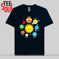 Funny Cute Cartoon Nine s Mens T-Shirt Universe Solar System Men Tops T Shirt men s Colour Vintage Tee Shirt XS-4XL-5XL-6XL