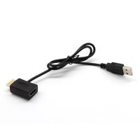 【discount】 Shajalal Trading สายคอมพิวเตอร์ USB 2.0 HDMI ตัวผู้ไปเป็นอะแดปเตอร์ตัวเมียสีดำตัวเชื่อมต่อพาวเวอร์ซัพพลาย