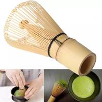 แปรงตีผงชาเขียว แปรงมัทฉะ 1อัน แปรงชาเขียว แปรงไม้ไผ่HAND-MADE Bamboo Matcha ปฏิบัติWhiskกาแฟชาสีเขียว แปรงไม้ไผ่ตีผงชาเขียว