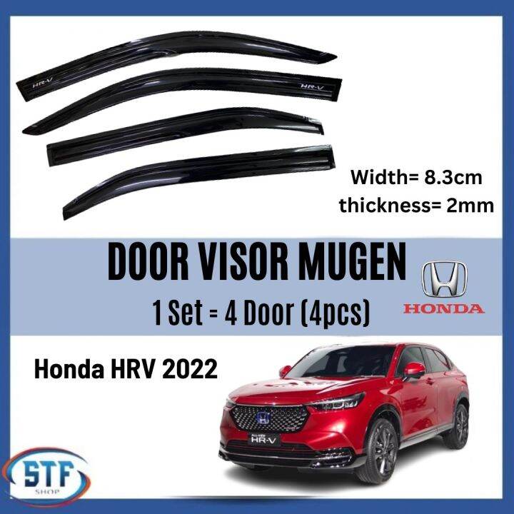 Honda HRV 2022 Door Visor Mugen Air Press Window Wind Deflector For Honda Jazz GD 20032007