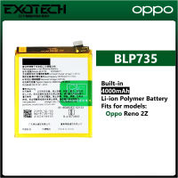 แบตเตอรี่ Battery for Oppo Reno 2Z BLP735 Battery Model Full Capacity + ฟรีเครืองมือ /ประกัน6 เดือน