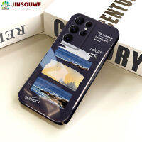 Jinsouwe เคสมือถือ S22กาแล็กซี่อัลตร้า5กรัมปลอกสำหรับ Samsung เคสมือถือเซลล์สำหรับเด็กผู้หญิงเด็กผู้ชายสีน้ำฝาหลังแบบแข็งฟิล์มรวมทุกอย่าง