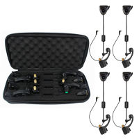 Fishing Swingers Set LED Bite Indicator Illuminated Swingers with Storage Case Fishing Tackle